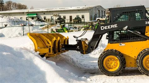 largest skid steer for snow plowing|kage skid steer snow plow.